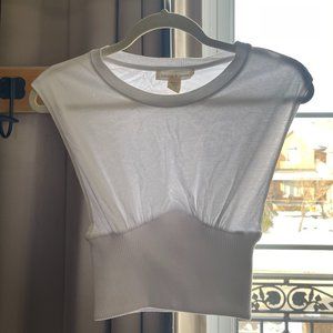 Silence & Noise White Sleeveless Blouse